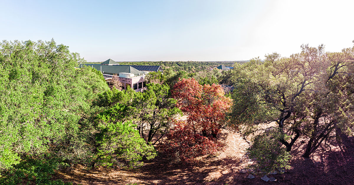 aerial view of CTX campus