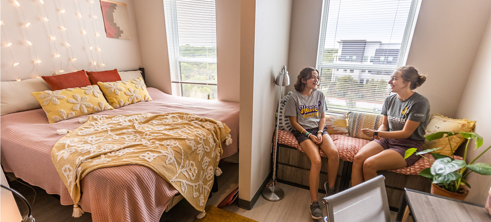 Students in the dorm