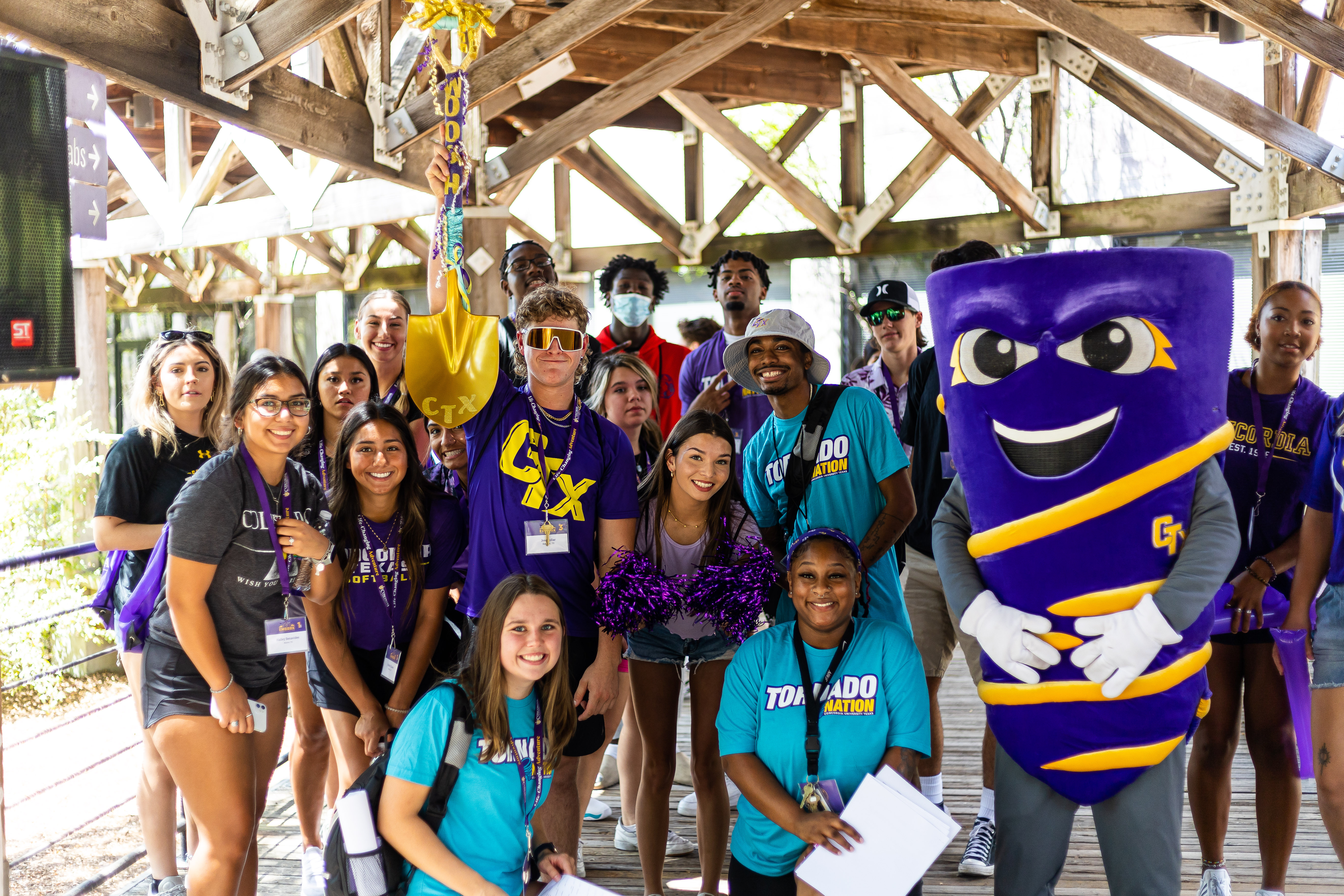 CTX Spirit A group of college students celebrating.