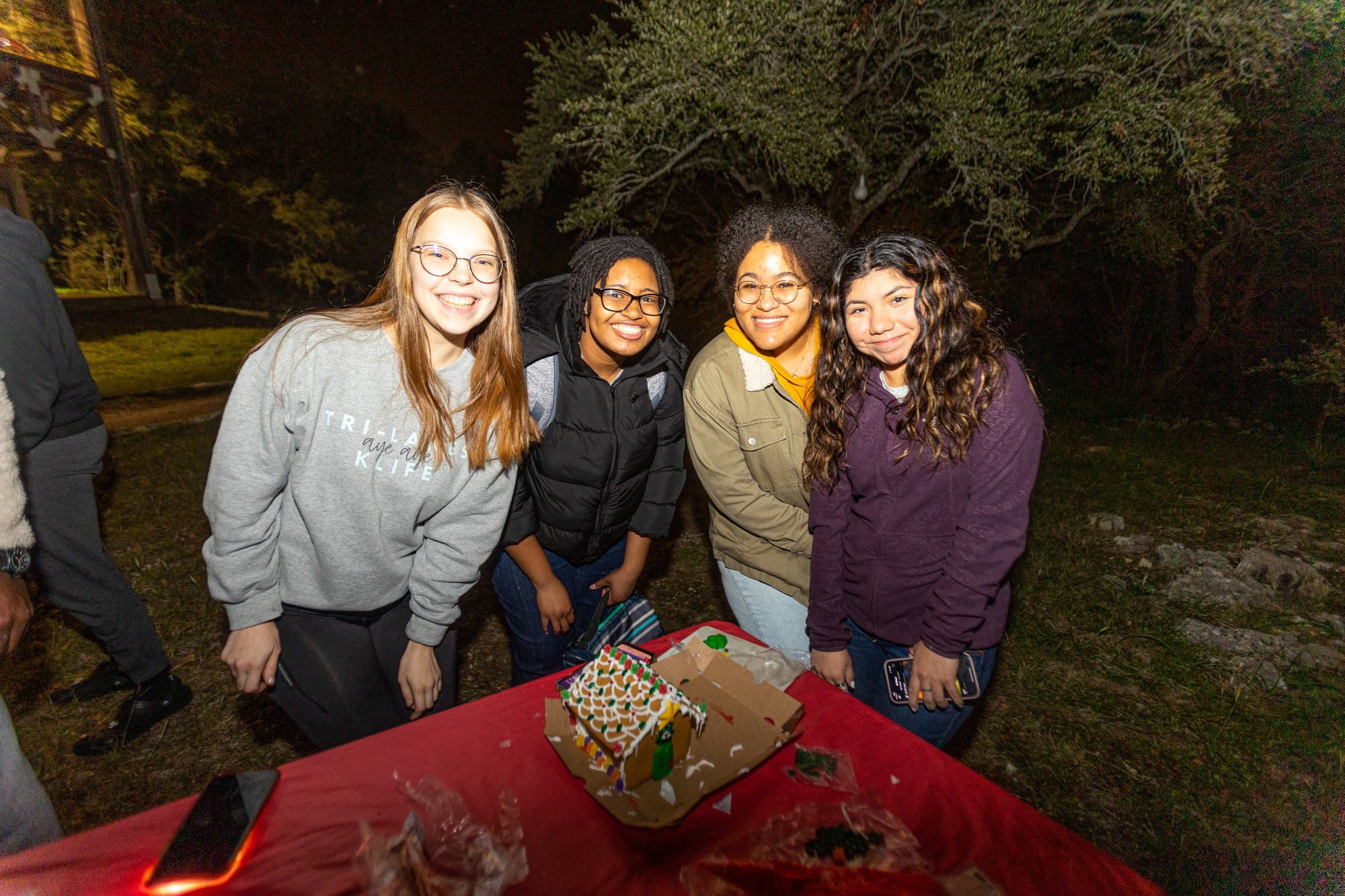 Gingerbread house competition. 