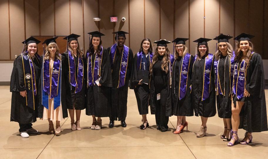 A group of nursing graduates at Concordia.
