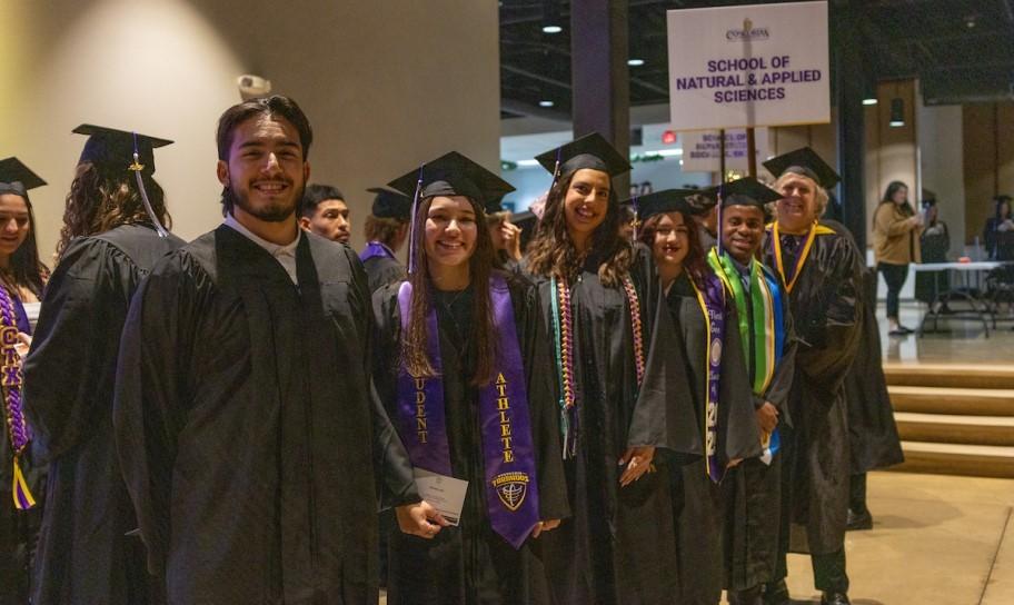 The graduates for the School of Natural and Applied Science for Concordia.