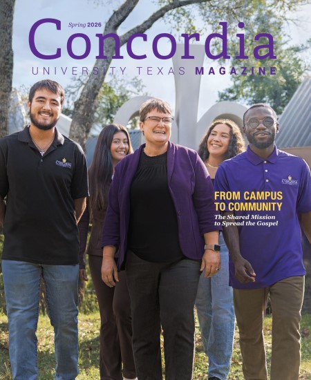 Concordia University Texas Magazine Spring 2026 cover