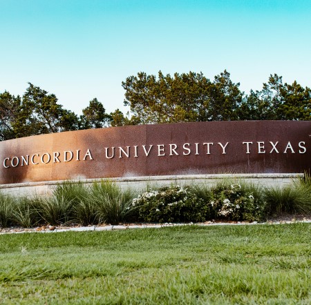 Concordia Texas University campus entrance