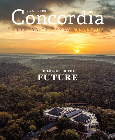 Concordia University Texas Magazine Winter 2020 cover