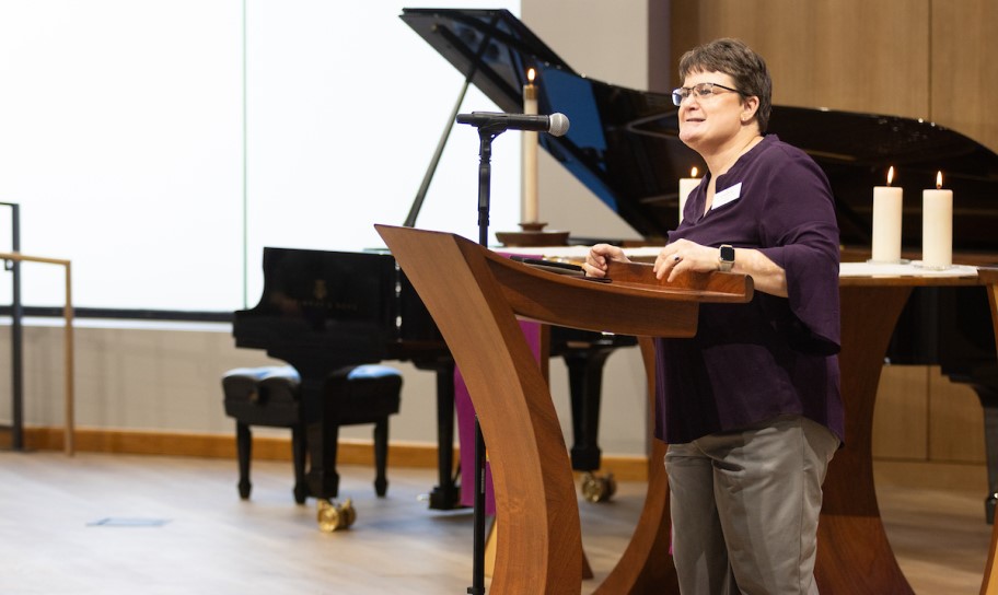 Dr. Kirk in Chapel