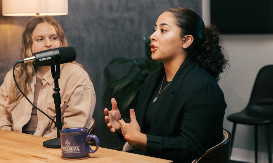 In house podcast space