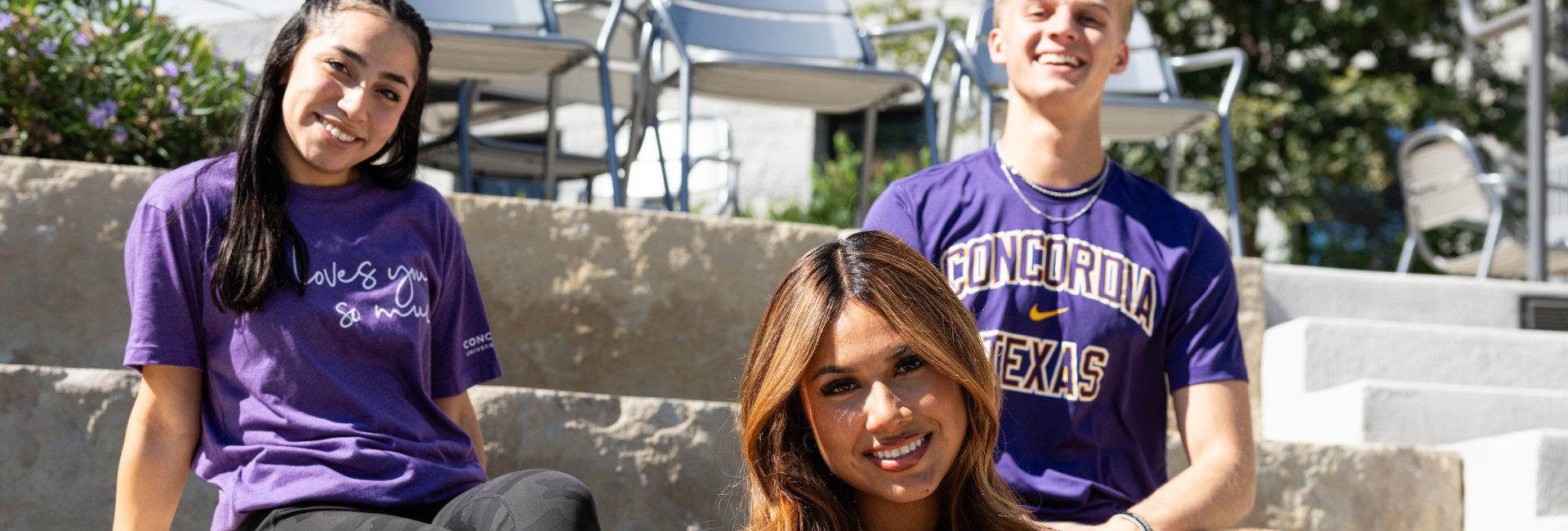 Students on campus