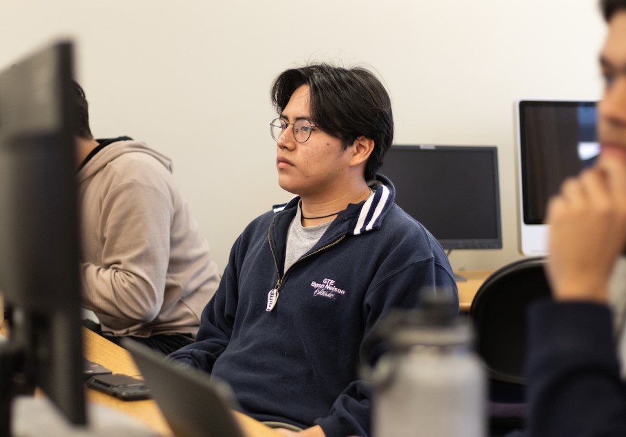 Students in class