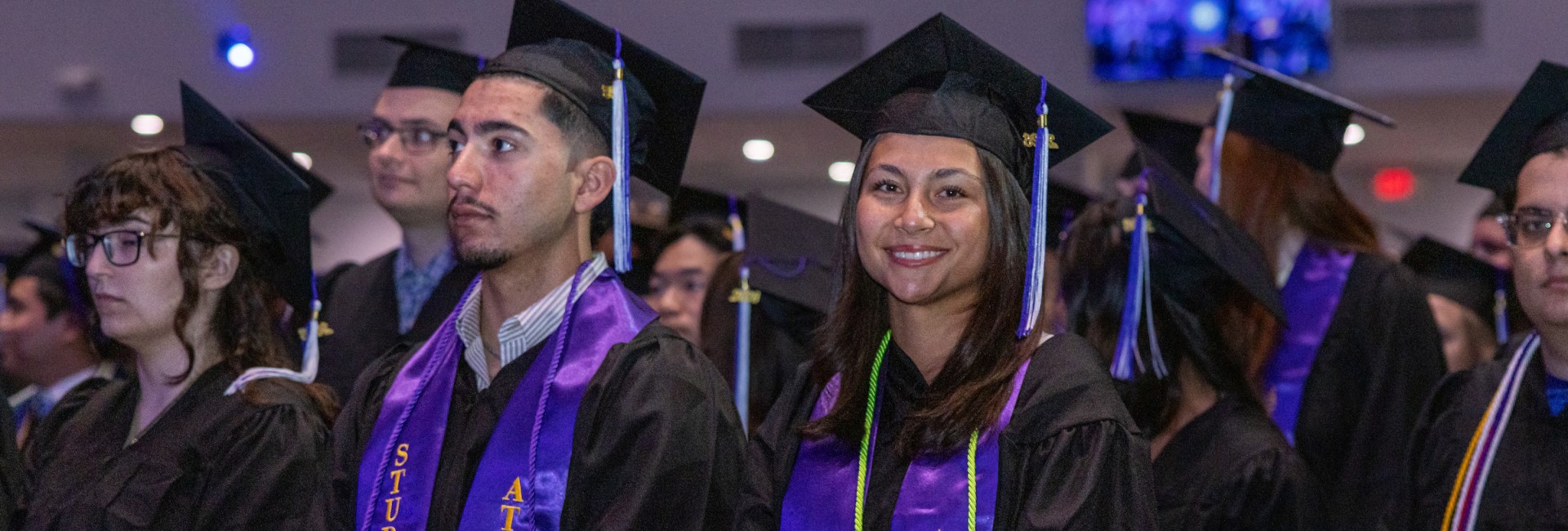 New graduates at commencement