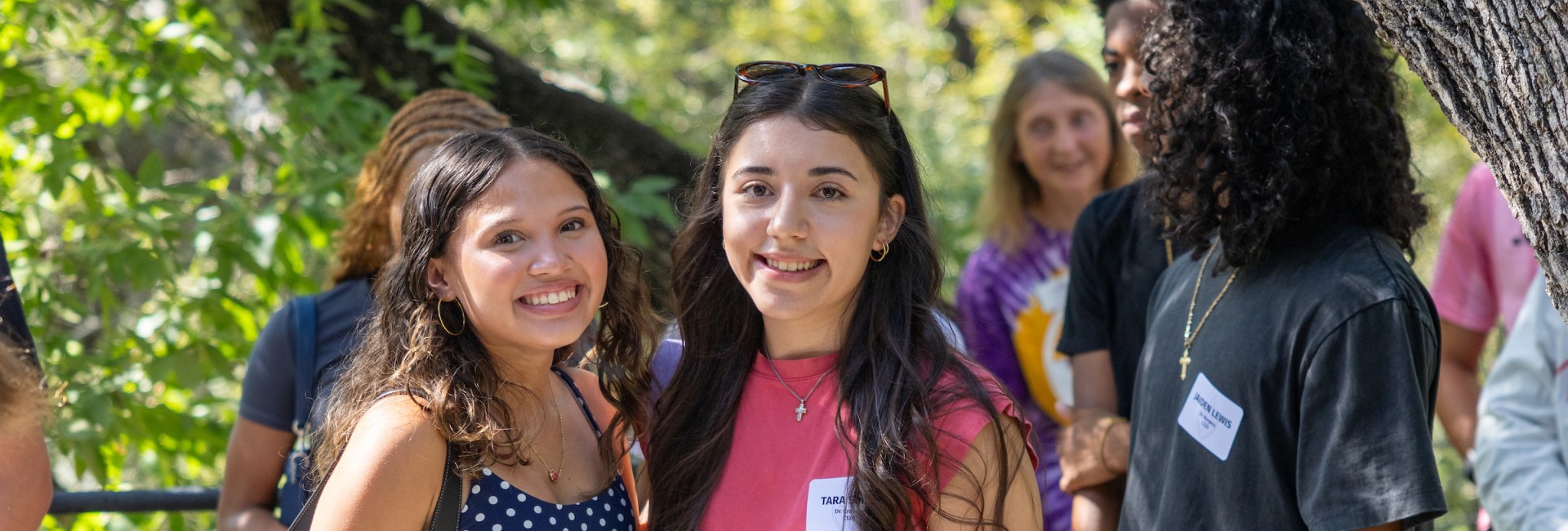 Students on campus