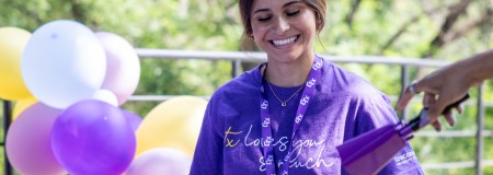 A new Concordia University Texas student