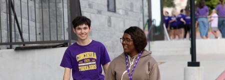 Students on campus