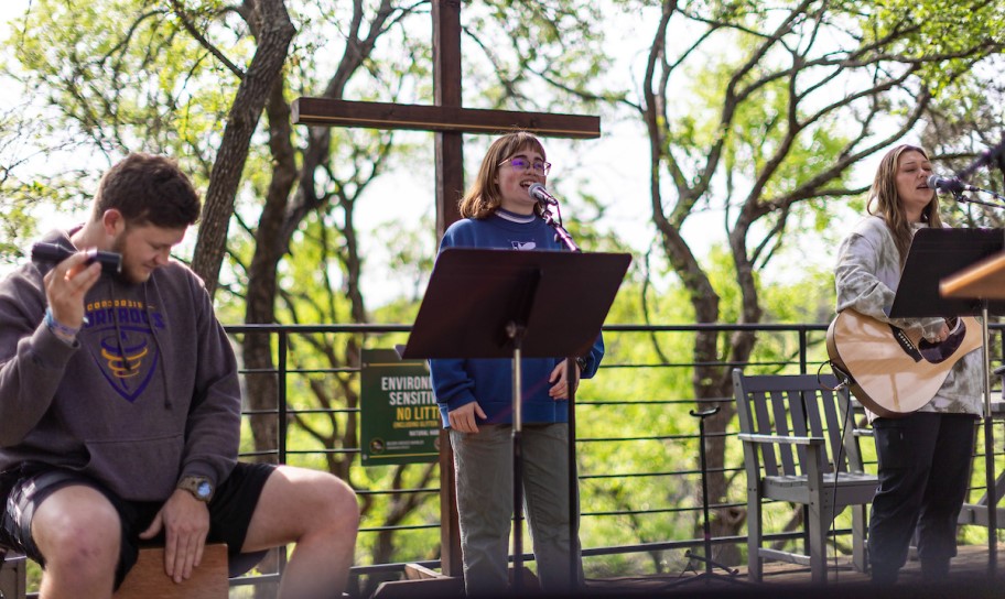 Outdoor Chapel on campus