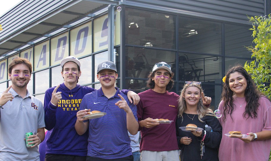 Concordia University Texas students enjoying a campus event