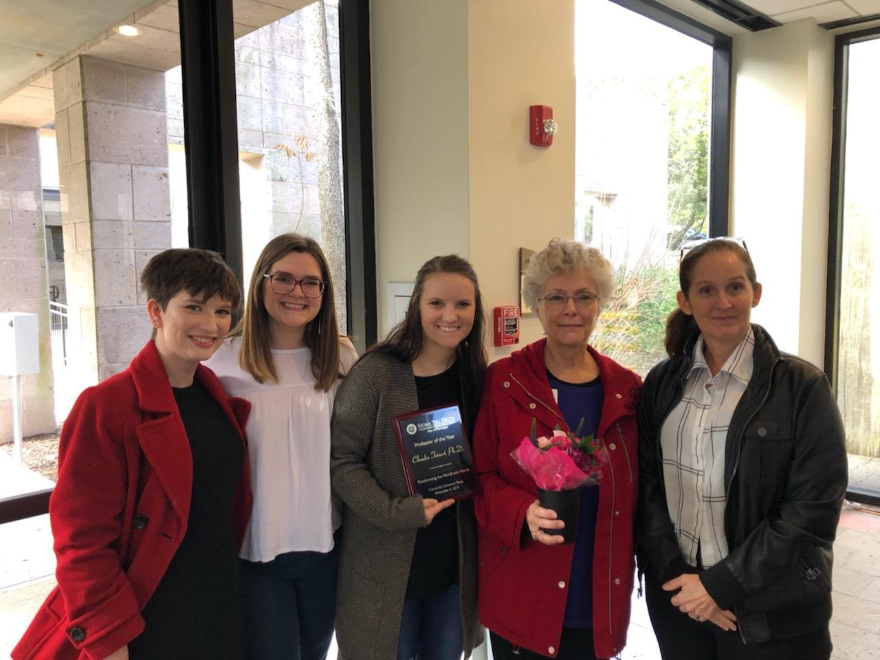 Claudia Teinert Professor of the Year