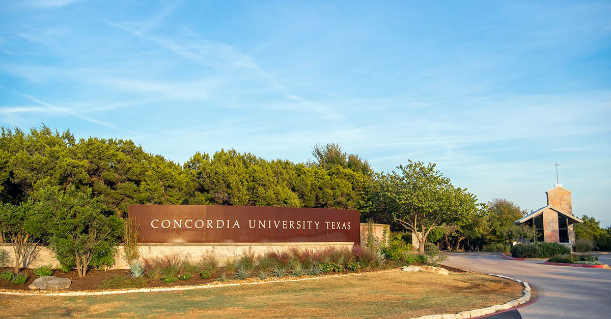 Concordia University Texas entrance