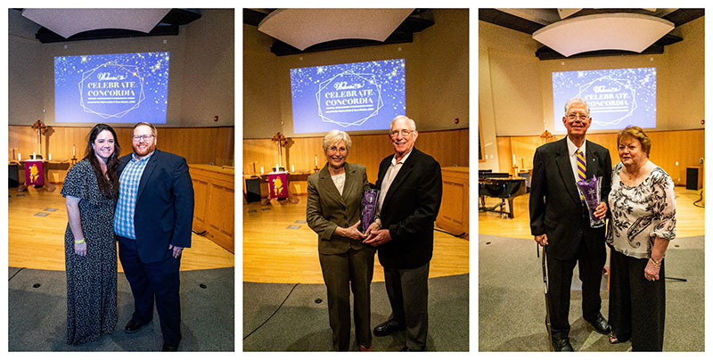 Concordia Crossing speakers and award recipients