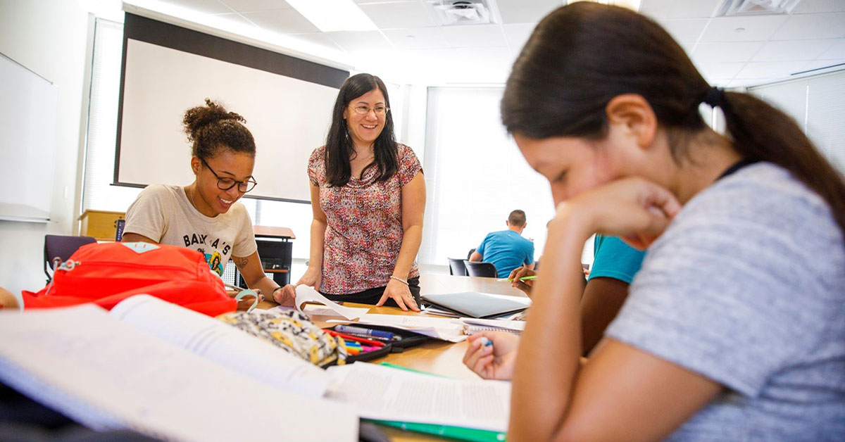 students in classroom