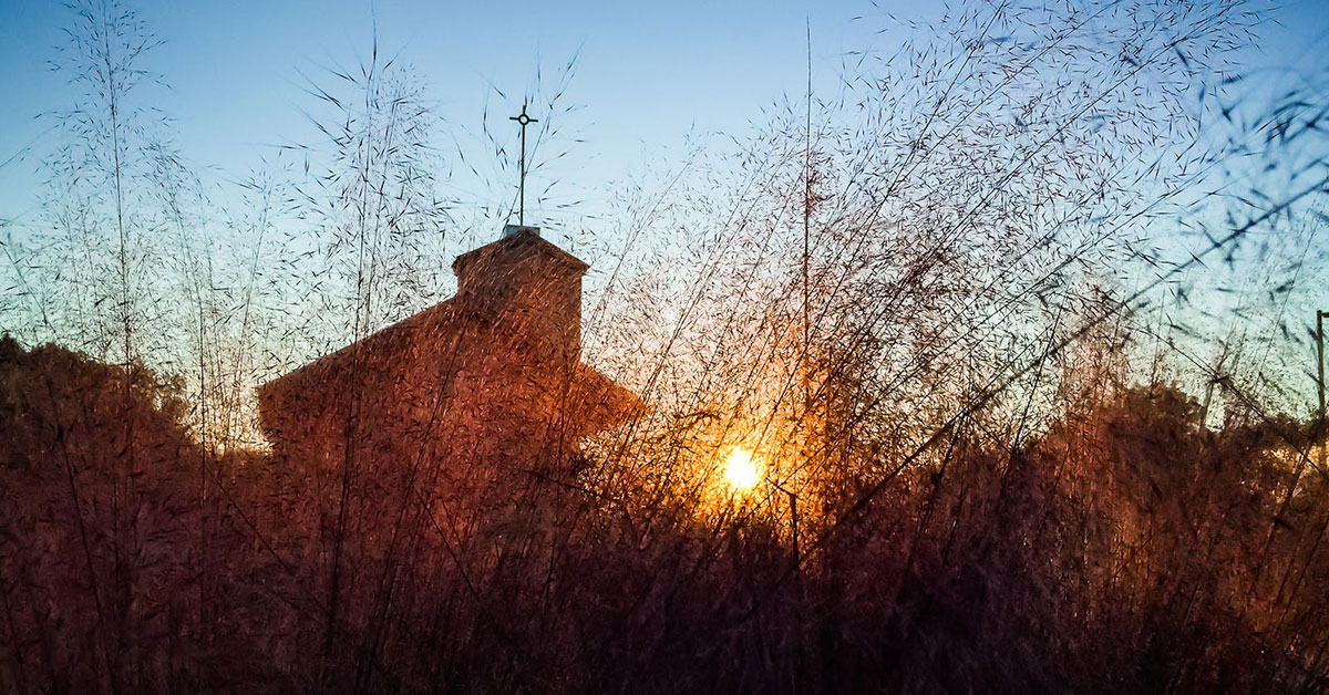 CTX entrance with sunrise