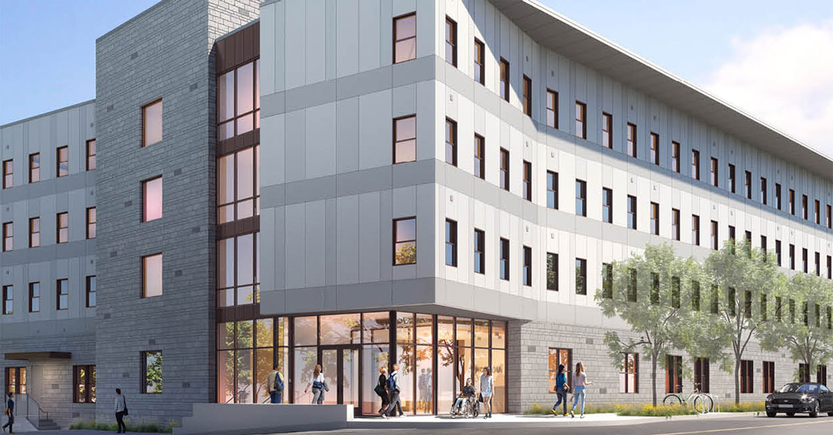 architectural rendering of Regents Hall