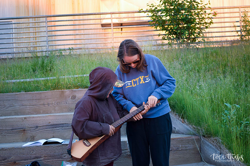 Alaska Mission Trip Teaching Guitar