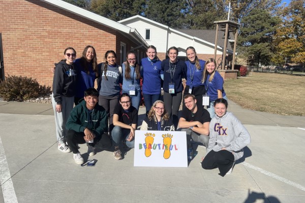 Concordia Texas students on a mission trip with Beautiful Feet Conference