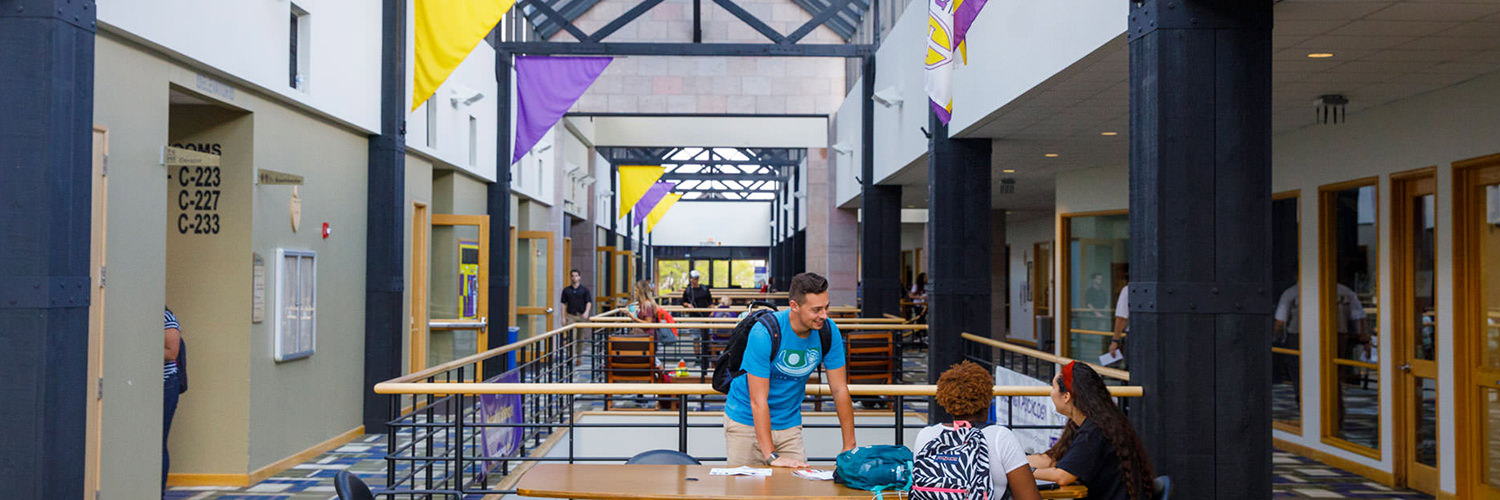 Concordia University Texas Students Indoors