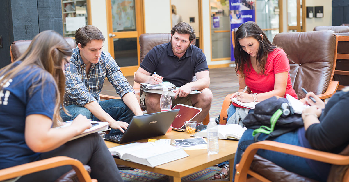 Group of CTX Students Studying