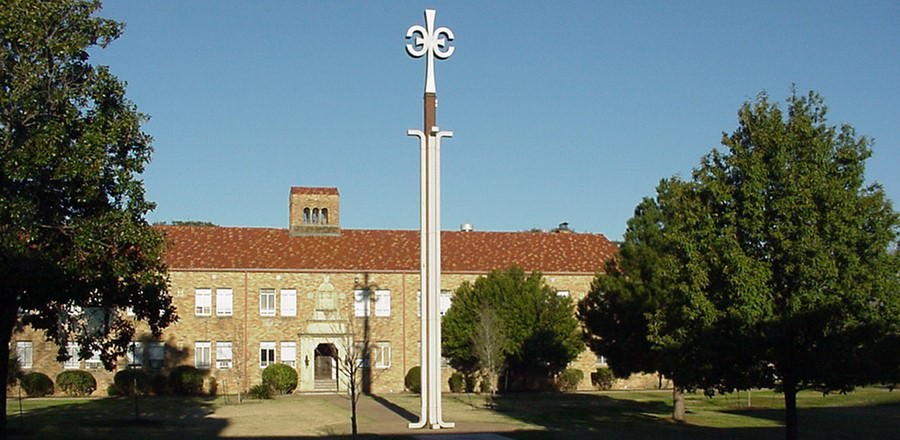 Cruciform in front of Kilian Hall