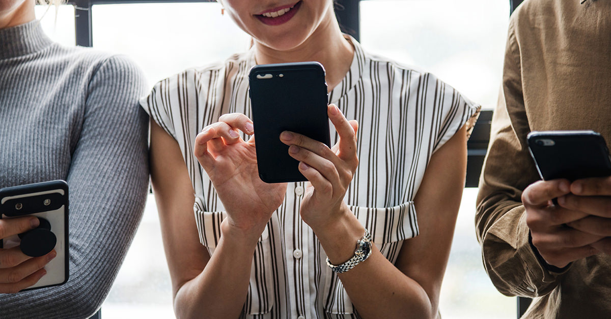 Use social media accounts professionally