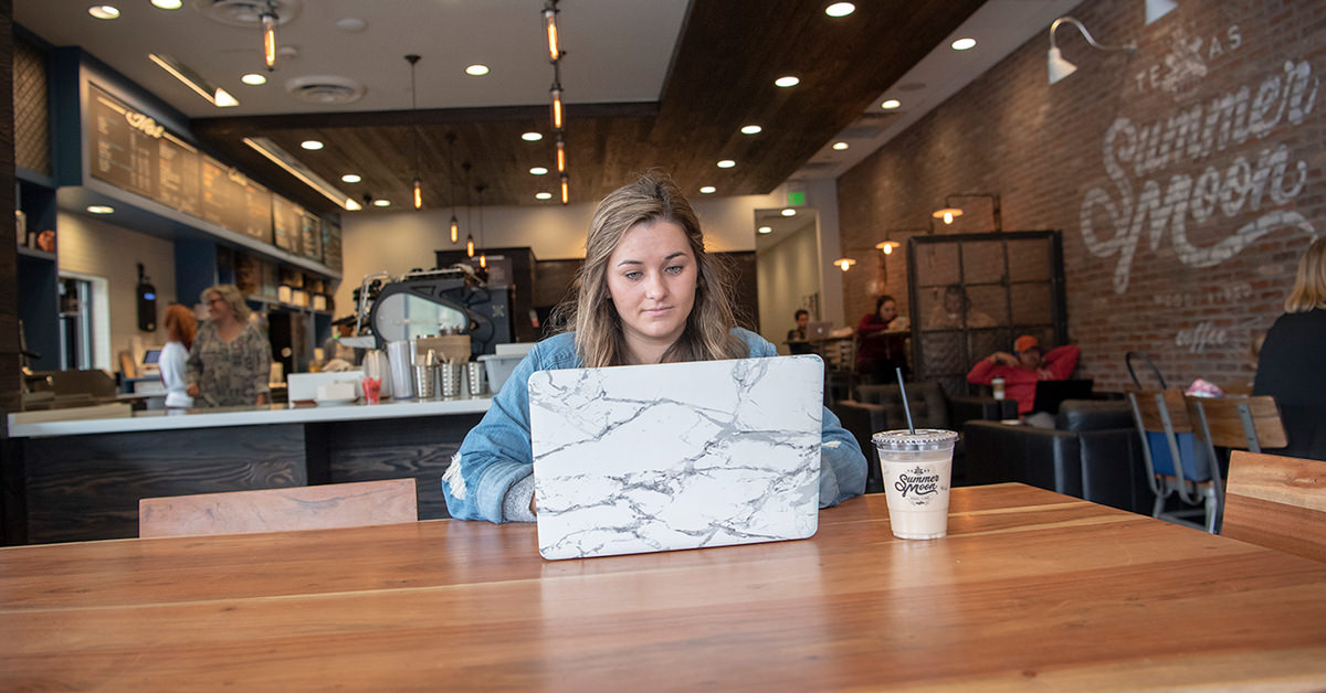 CTX Student at Summermoon Coffee Shop