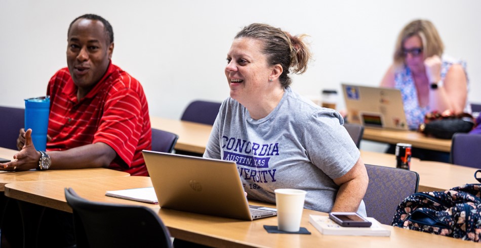 MEd Students in class