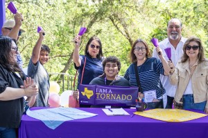 A new Tornado and his family excited to join Concordia Texas