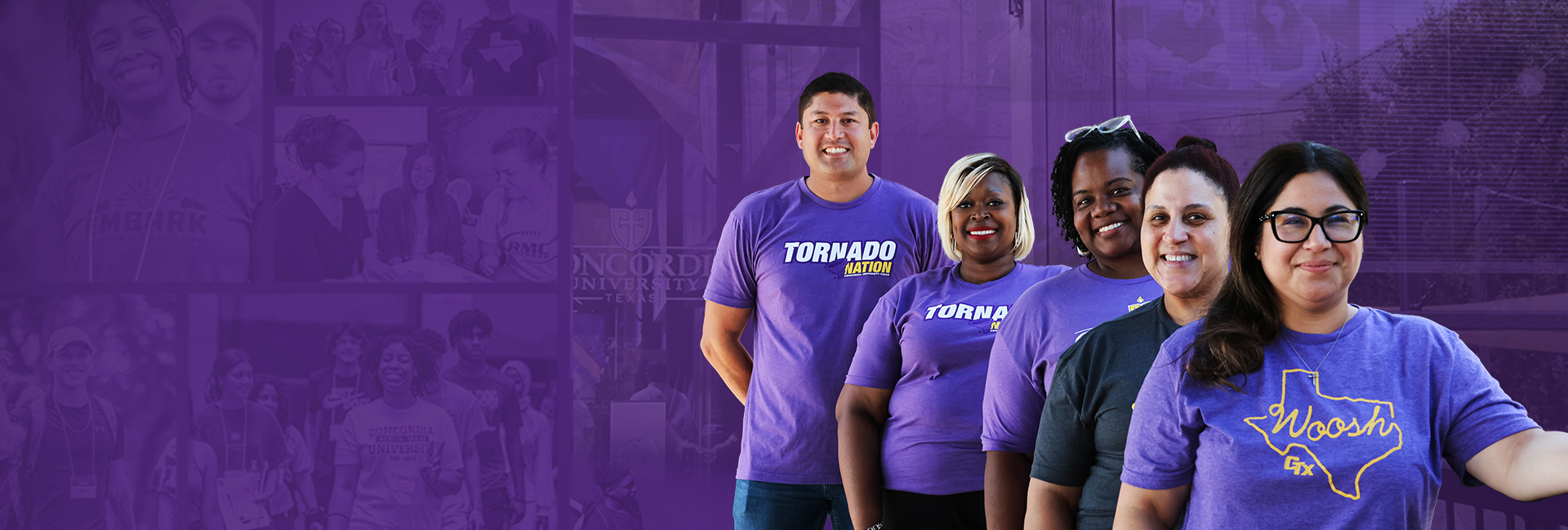 A group of Concordia Texas students that benefit from your gifts.