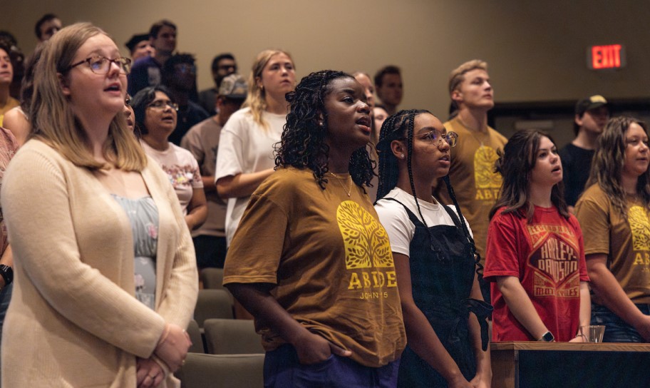 Students in Chapel
