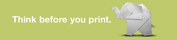 Think Before You Print