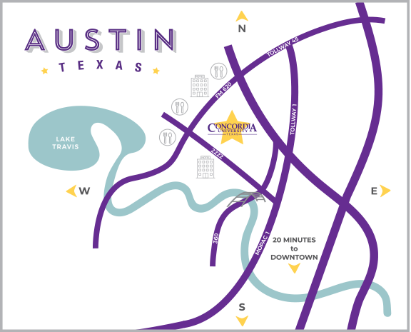 CTX on Austin TX map